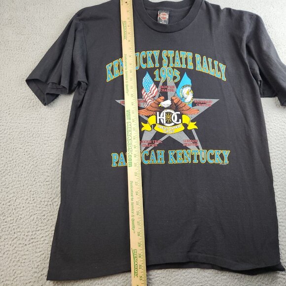 Vintage Harley Davidson Shirt Extra Large 90s KY State Rally Single Stitch 1995 - Picture 6 of 15